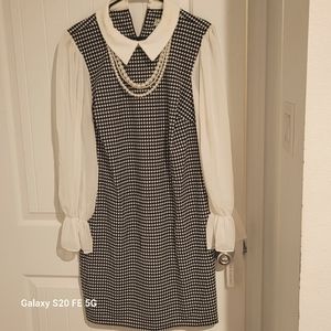 Beautiful black and light ivory dress